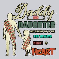 Daddy And Daughter Not Always Eye To Eye But Always Heart To Heart Heavyweight Sweatshirt | Teevron
