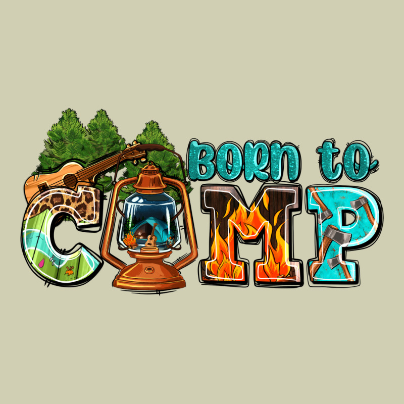 Born To Camp With Guitar Heavy Core Tee by AdoDesignShop | Teevron