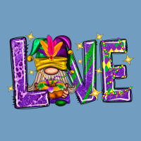 Mardi Gras Love With Gnome Urban Heavy Tee | Teevron