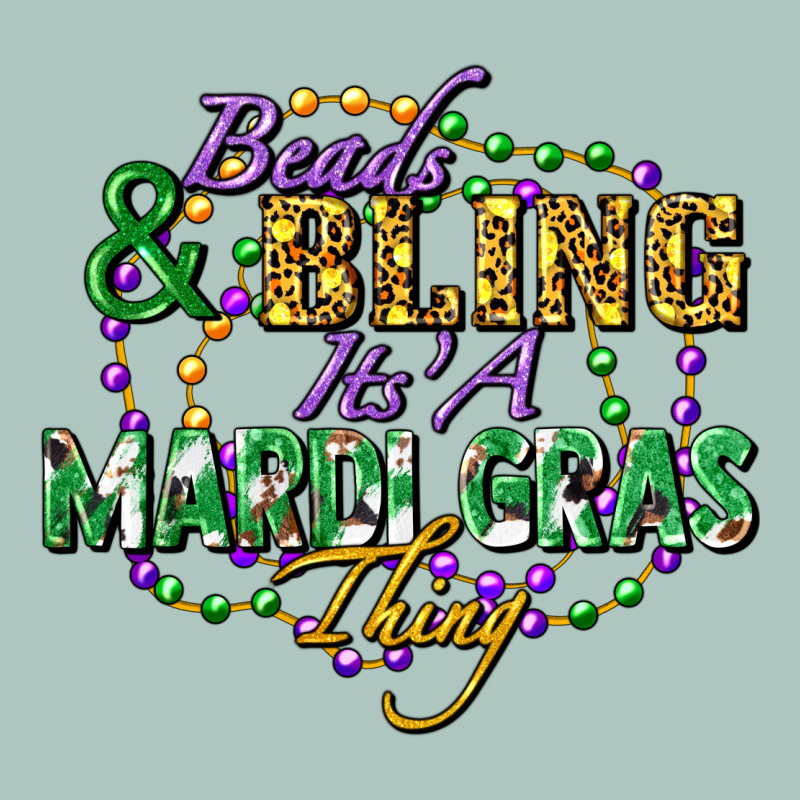 Beads And Bling It's' A Mardi Gras Thing Premium Sweatshirt by FaDigitalArtStudio | Teevron