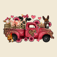 Valentines Day Leopard Farm Animals Truck Ladies Tee | Teevron