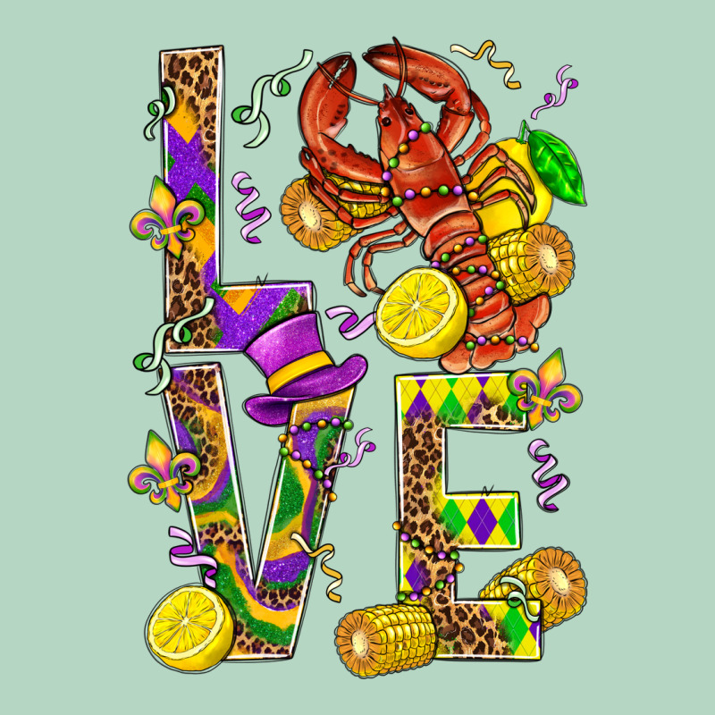 Love Crawfish Mardi Gras Classic Tee by BundleAndBundleShop | Teevron