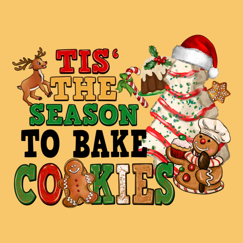 Tis' The Season To Bake Cookies Vintage Hoodie by NancyCooperArtShop | Teevron