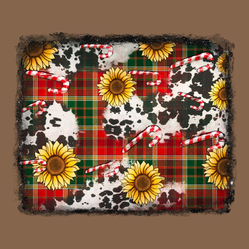 Cowhide Sunflowers Candy Canes Premium Tee by Jasminsmagicworld | Teevron