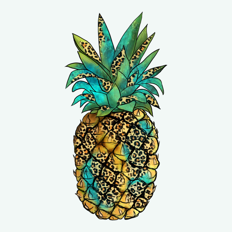 Leopar Turquoise Pineapple Premium Hoodie by JahusDesignShop | Teevron