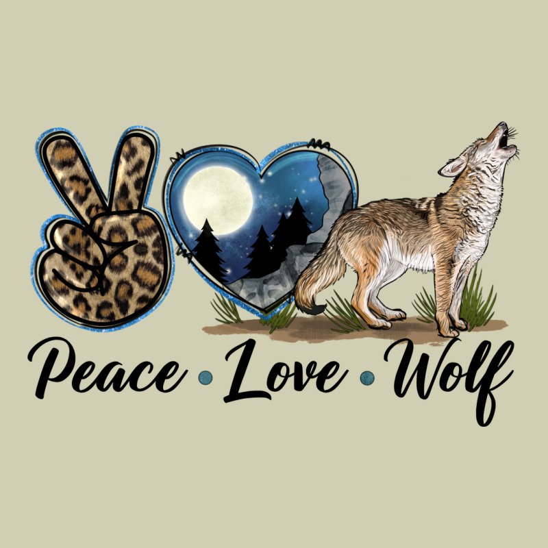 Peace Love Wolf Heavy Core Tee by LillyAllenDesigns | Teevron