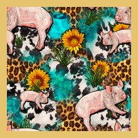 American Yorkshire Pig Seamless Pattern Premium Sweatshirt | Teevron