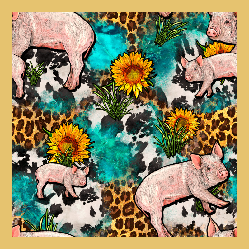 American Yorkshire Pig Seamless Pattern Premium Sweatshirt by FaDigitalArtStudio | Teevron
