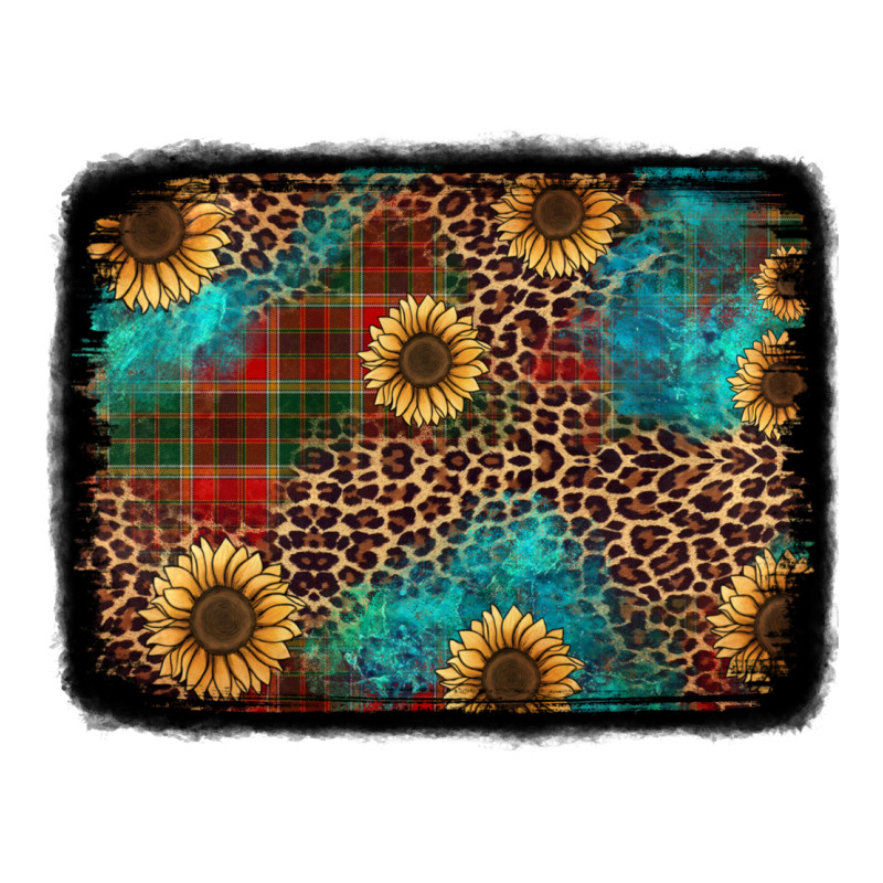 Christmas Sunflowers And Buffalo Plaid Background Premium Tee by Jasminsmagicworld | Teevron