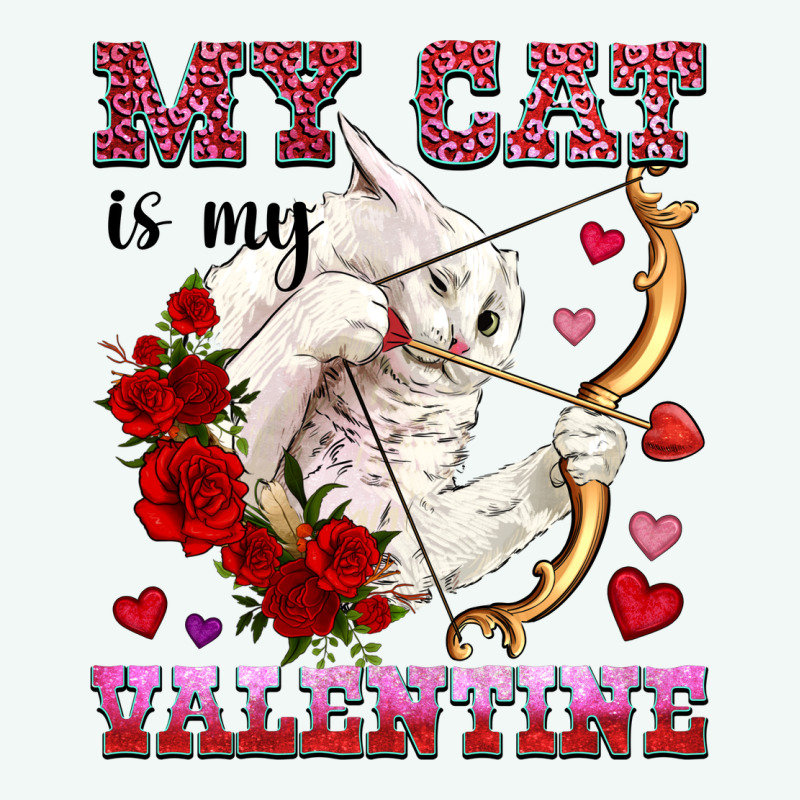 My Cat Is My Valentine Premium Hoodie by OliviaCreatesArt | Teevron
