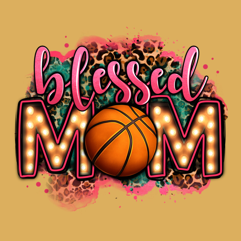 Blessed Basketball Mom Lightbulb Letters Premium Hoodie by OliviaCreatesArt | Teevron