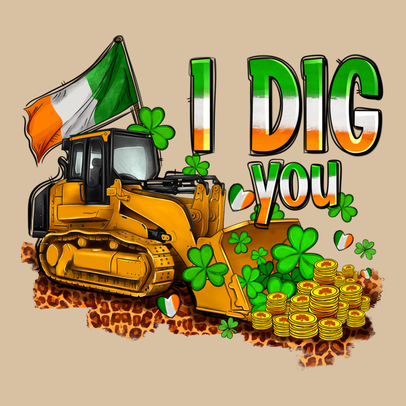 I Dig You St. Patrick's Heavyweight Hoodie by OliviaCreatesArt | Teevron