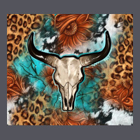 Western With Bull Skull Vintage Hoodie | Teevron