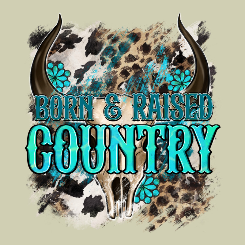 Born  Raised Country Heavy Core Tee by NancyCooperArtShop | Teevron