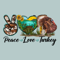 Peace Love Turkey Heavy Core Tee | Teevron