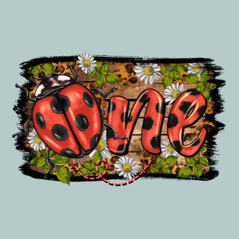 Ladybug One Background Heavy Core Tee by BarkalooDesign | Teevron