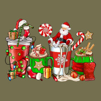 Santa Coffee Cups Vintage Hoodie | Teevron
