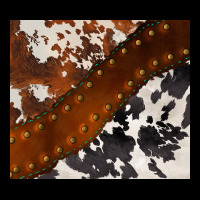 Cowhide Leather Ladies Tee | Teevron