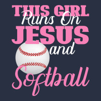 This Girl Jesus And Softball Heavyweight Sweatshirt | Teevron