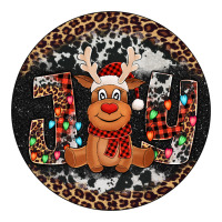 Joy Reindeer Christmas Ornament Premium Tee | Teevron