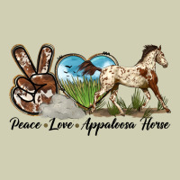 Peace Love Appaloosa Horse Heavy Core Tee | Teevron