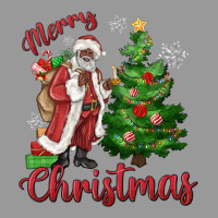 Merry Christmas Black Santa Vintage Hoodie | Teevron