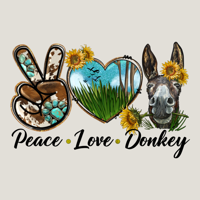 Peace Love Donkey Head Heavy Core Tee by LillyAllenDesigns | Teevron
