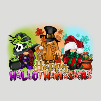 Happy Hallothanksmas Gnomes Zipper Hoodie | Teevron