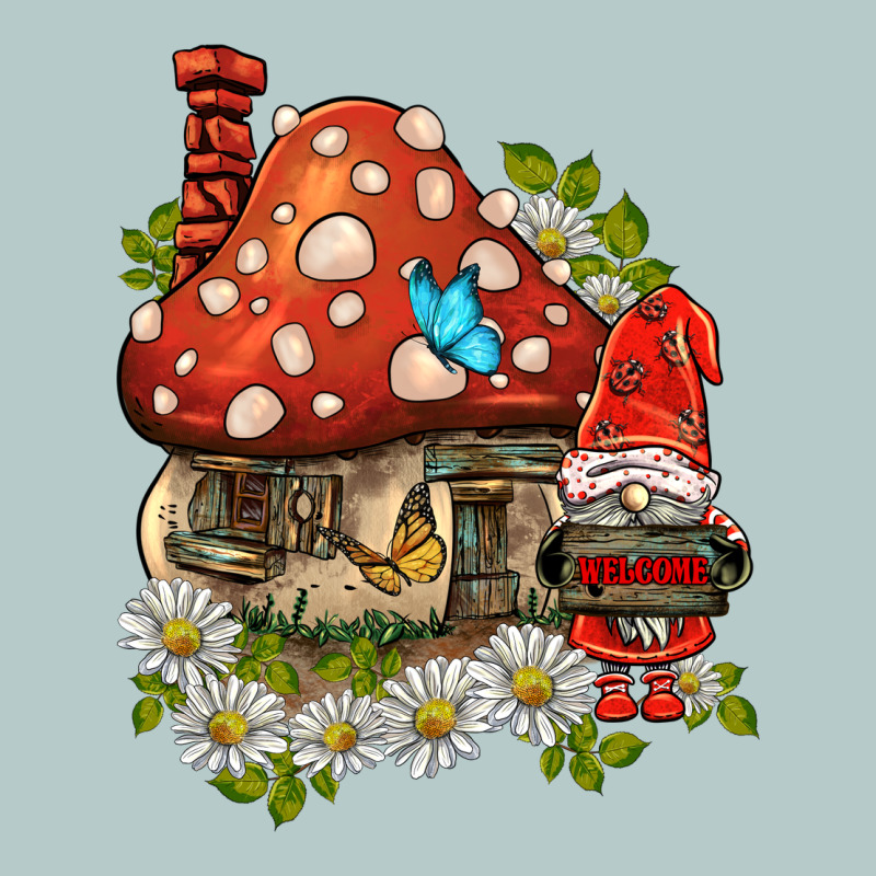 Welcome Gnome Ladybug Heavy Core Tee by BarkalooDesign | Teevron