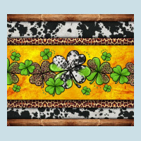 St Patricks Day Western Shamrock Ladies Tee | Teevron