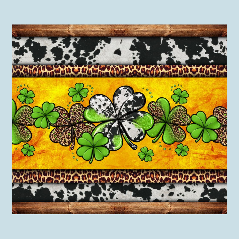 St Patricks Day Western Shamrock Ladies Tee by Jasminsmagicworld | Teevron