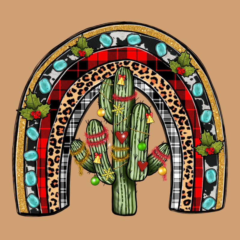 Christmas Cactus Rainbow Vintage Tee by JahusDesignShop | Teevron
