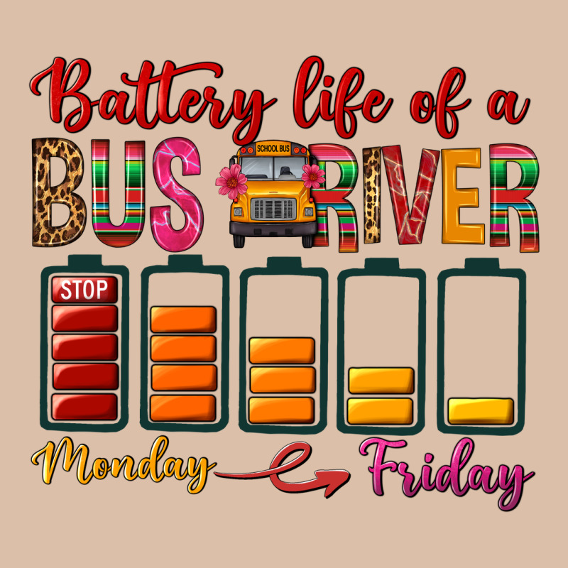 Battery Life Of A Bus Driver Urban Heavy Tee by BundleAndBundleShop | Teevron