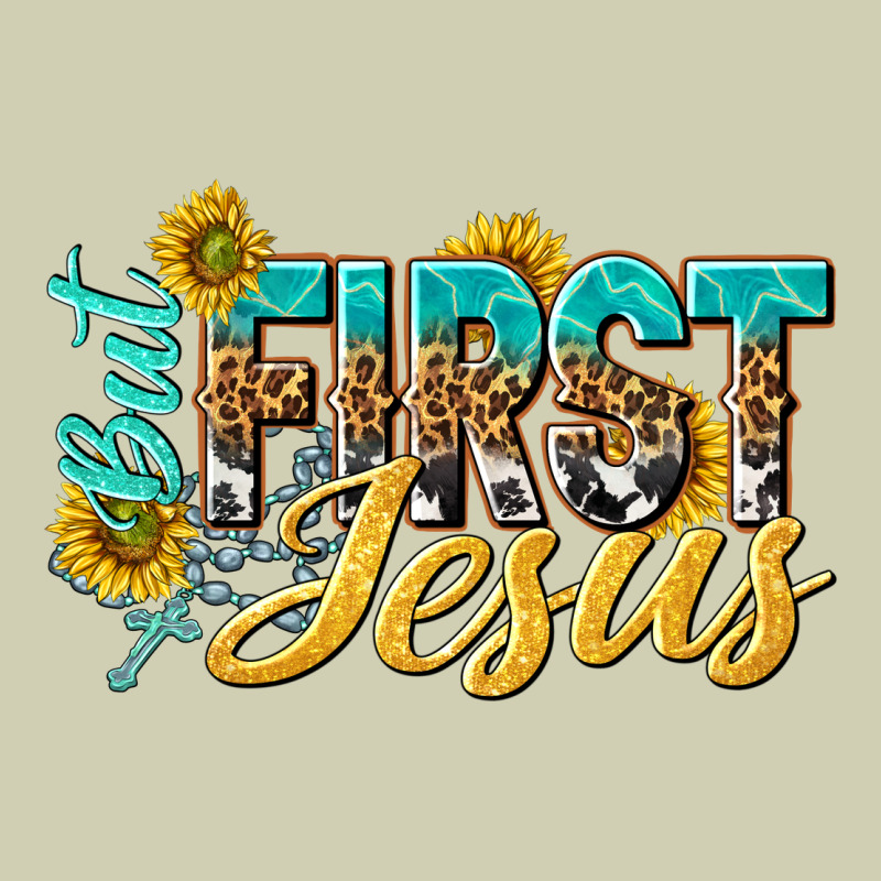 But First Jesus Heavy Core Tee by NancyCooperArtShop | Teevron