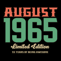 August 1965 Limited Edition 55 Years Of Being Awesome Heavyweight Sweatshirt | Teevron