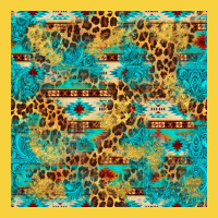 Western Aztec Leopard Glitter Seamless Pattern Premium Sweatshirt | Teevron