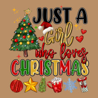 Just A Girl Who Loves Christmas Vintage Hoodie | Teevron