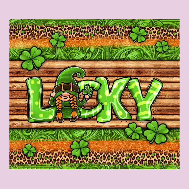 St Patricks Lucky Gnome Ladies Tee by Jasminsmagicworld | Teevron