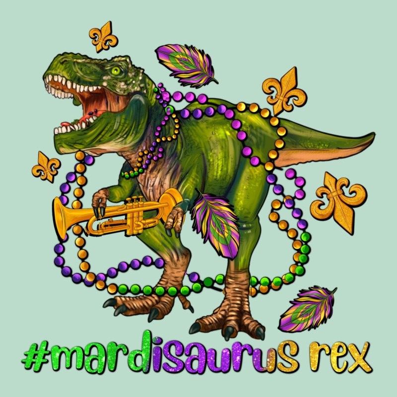Mardi Saurus Rex Olivia Premium Hoodie by OliviaCreatesArt | Teevron