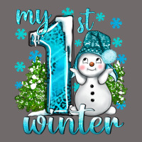 My 1 St Winter With Cute Snowman Urban Heavy Tee | Teevron