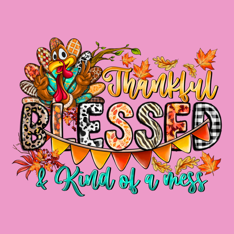 Thankful Blessed Kind Of Mess Urban Hoodie by CowhideDigitalArt | Teevron