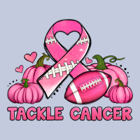 Tackle Cancer Pumpkins Football And Ribbon Breast Cancer Awareness Long Sleeve Tee | Teevron