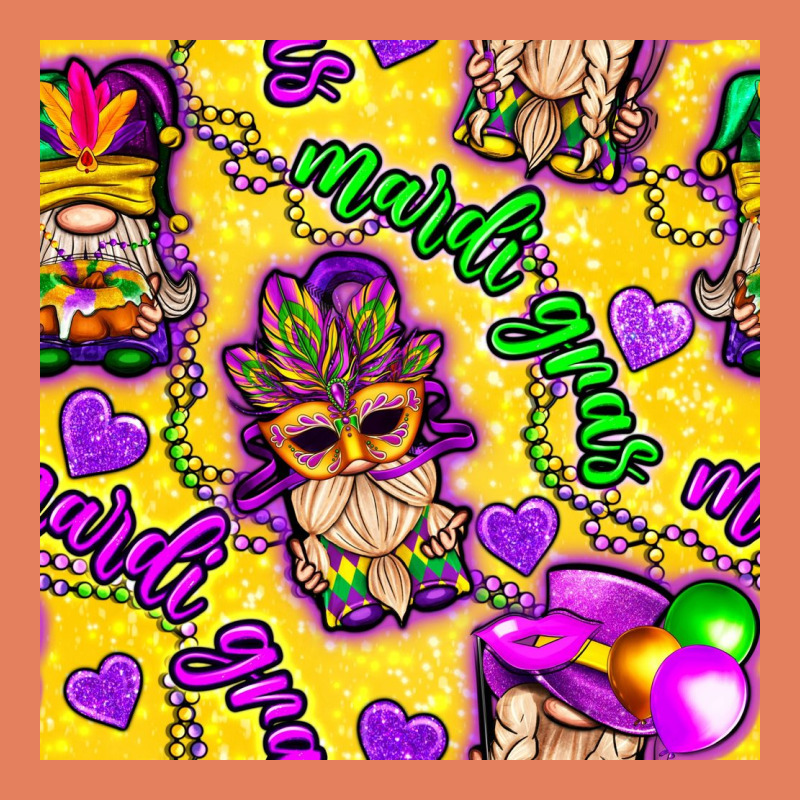 Mardi Gras Gnomies Seamless Pattern Classic Tee by BundleAndBundleShop | Teevron
