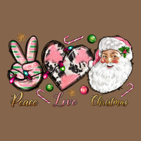 Pink Peace Love Christmas Premium Tee | Teevron