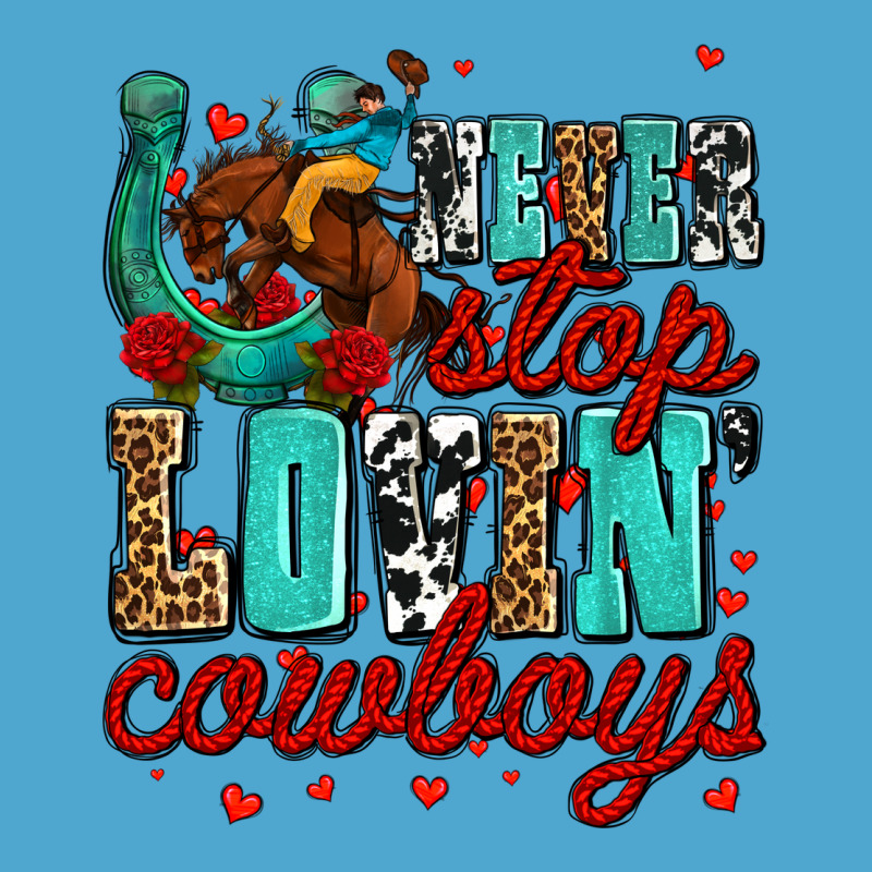 Never Stop Lovin Cowboys Olivia Premium Hoodie by OliviaCreatesArt | Teevron