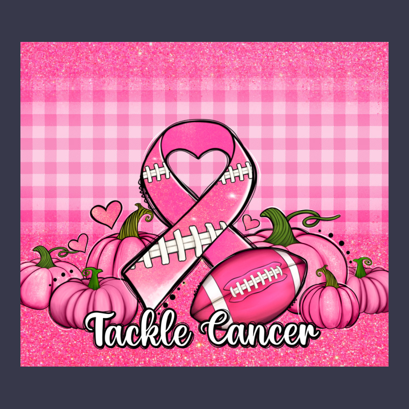 Tackle Cancer Pumpkins Football And Ribbon Long Sleeve Tee by Jasminsmagicworld | Teevron