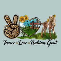 Peace Love Nubian Goat Heavy Core Tee | Teevron