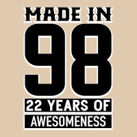Made In 98 22 Years Of Awesomeness Heavyweight Sweatshirt | Teevron