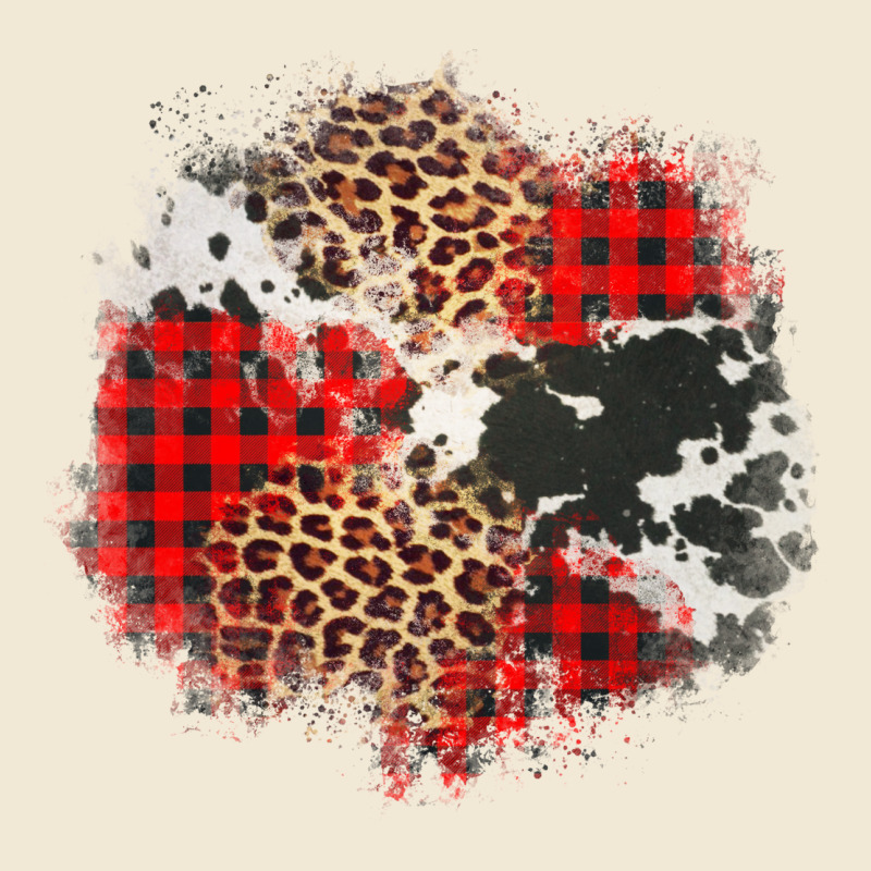 Leopard Cowhide Christmas Plaid Patches Premium Tee by Jasminsmagicworld | Teevron