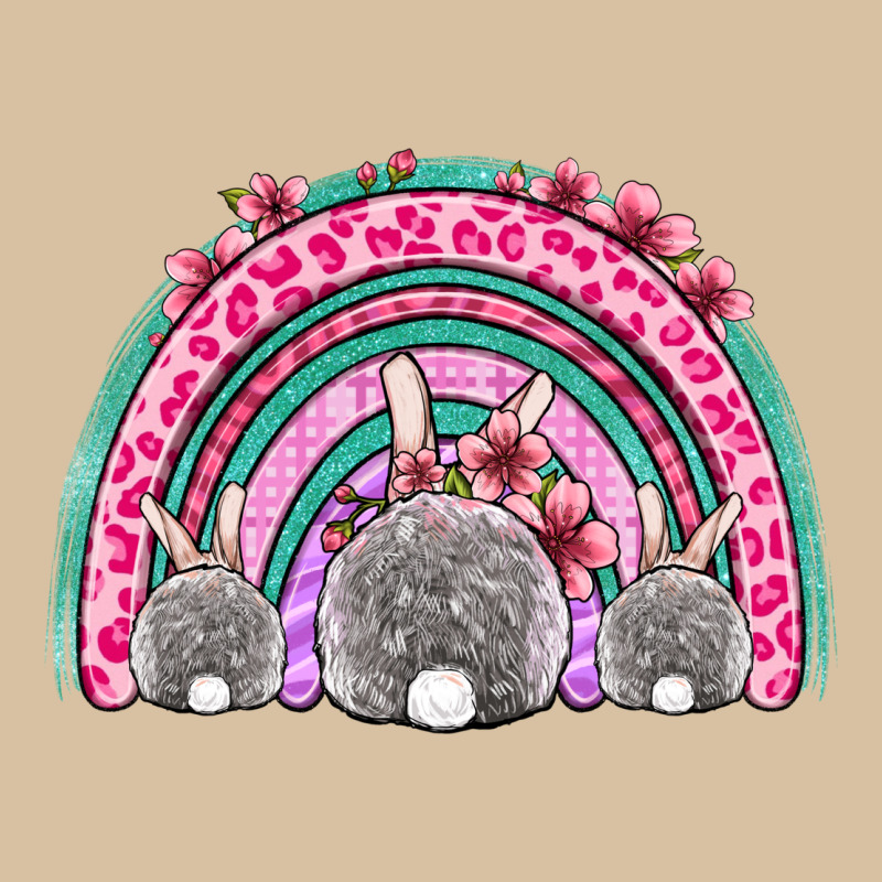 Easter Bunny Rainbow Heavyweight Hoodie by OliviaCreatesArt | Teevron